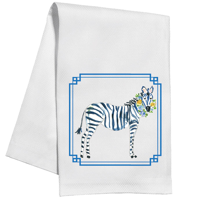 Blue Zebra Kitchen Towel