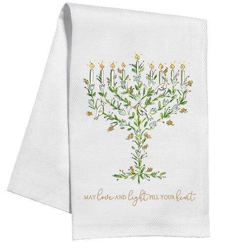 May Love and Light Fill Your Heart Kitchen Towel