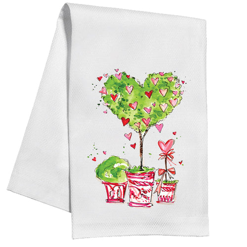 Heart Boxwood Kitchen Towel