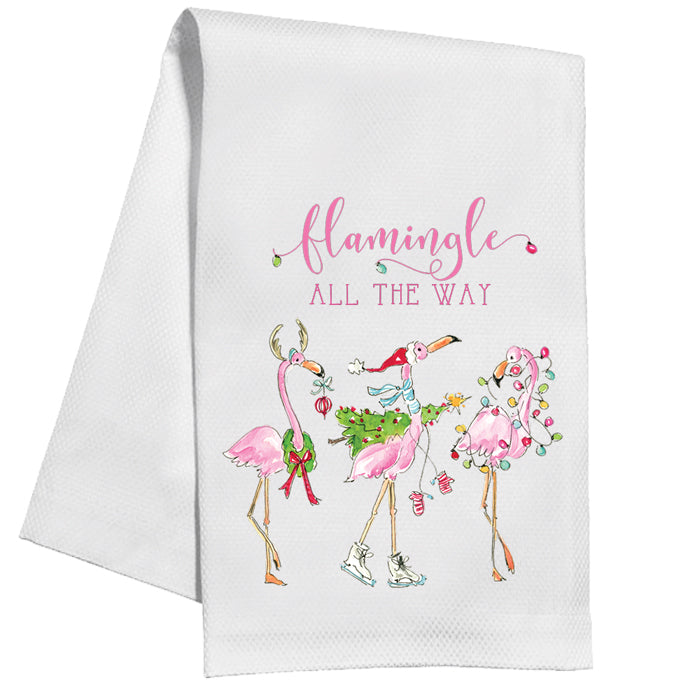 Flamingo All The Way Kitchen Towel