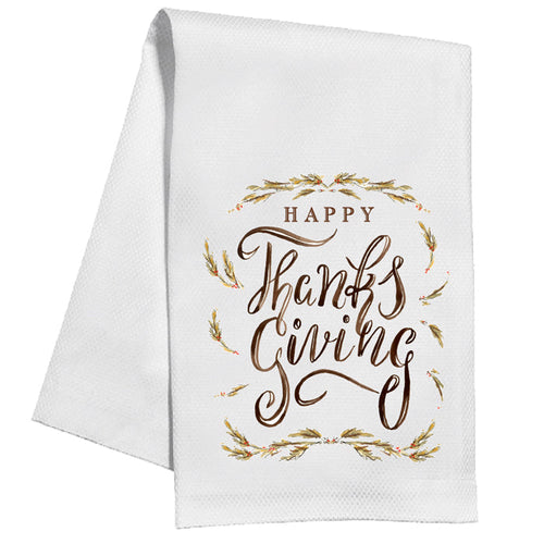 Happy Thanksgiving Kitchen Towel