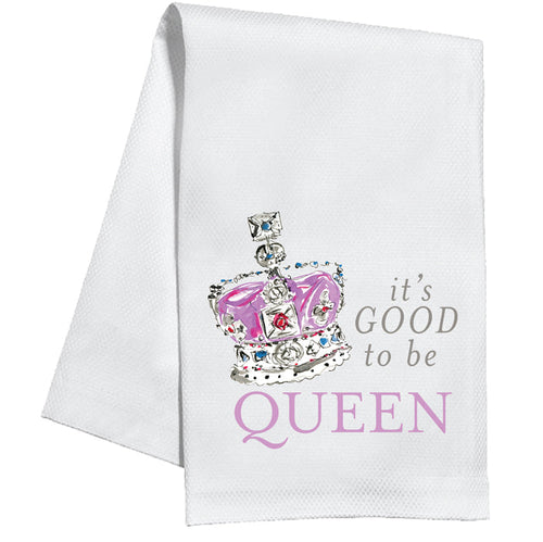 QEII It's Good to be Queen Kitchen Towel