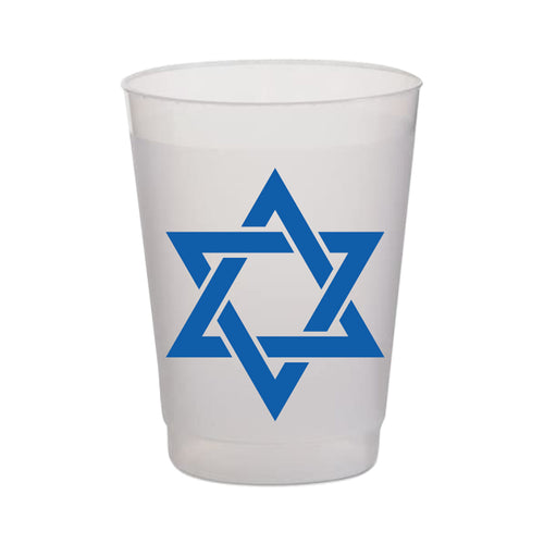 Star of David (Blue) Frost Flex Cup