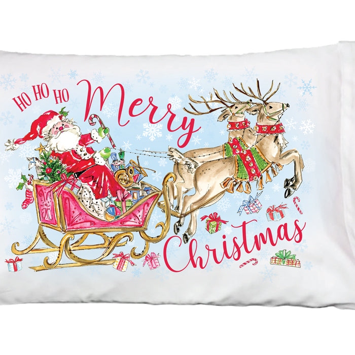 Santa Sleigh Pillowcase