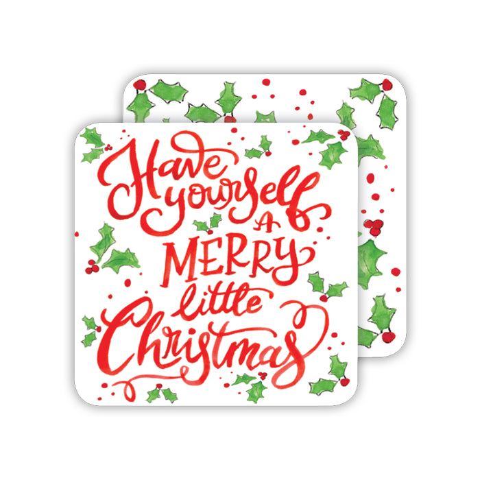 Have Yourself A Merry Paper Coasters