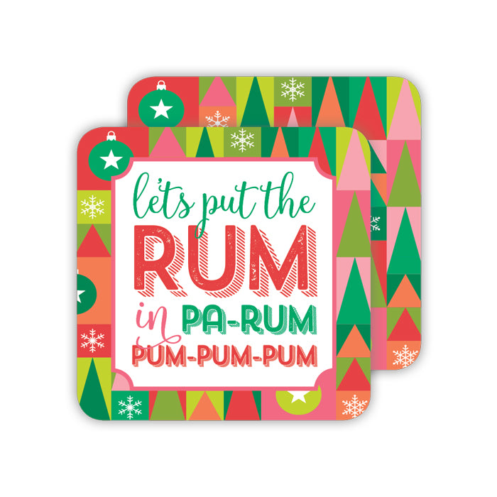 Lets Put The Rum Paper Coasters