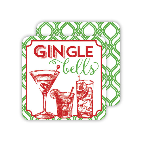 Gingle Bells Paper Coasters