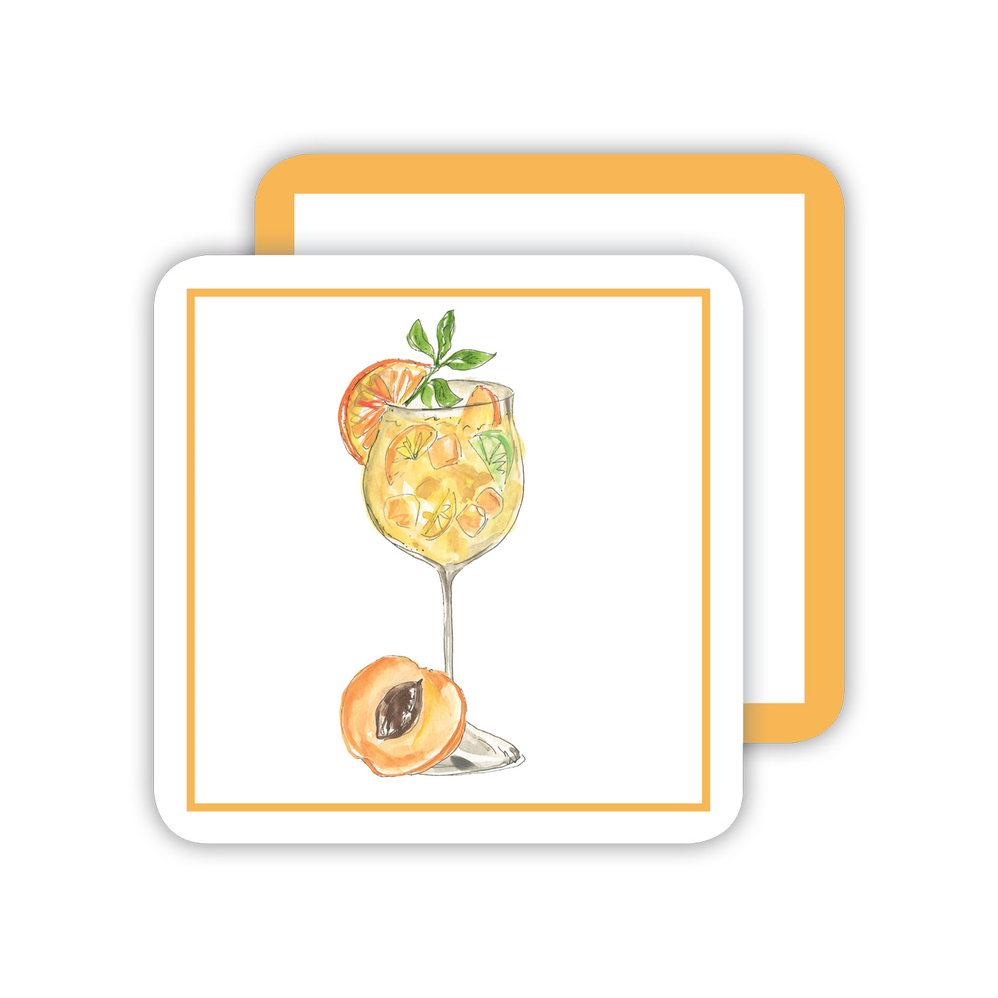 Sangria Cocktail Paper Coasters - Thumbnail 2