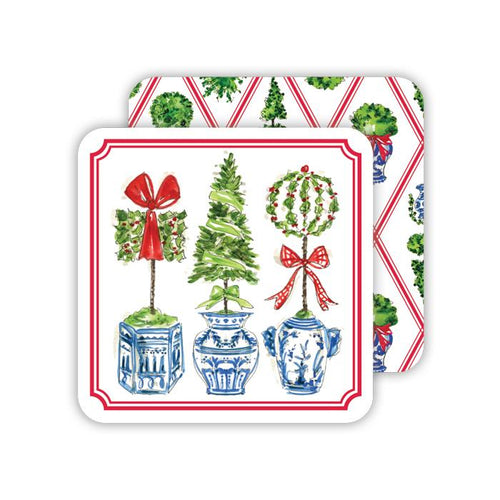 Traditional Topiary Trio/Traditional Topiary Pattern Paper Coasters