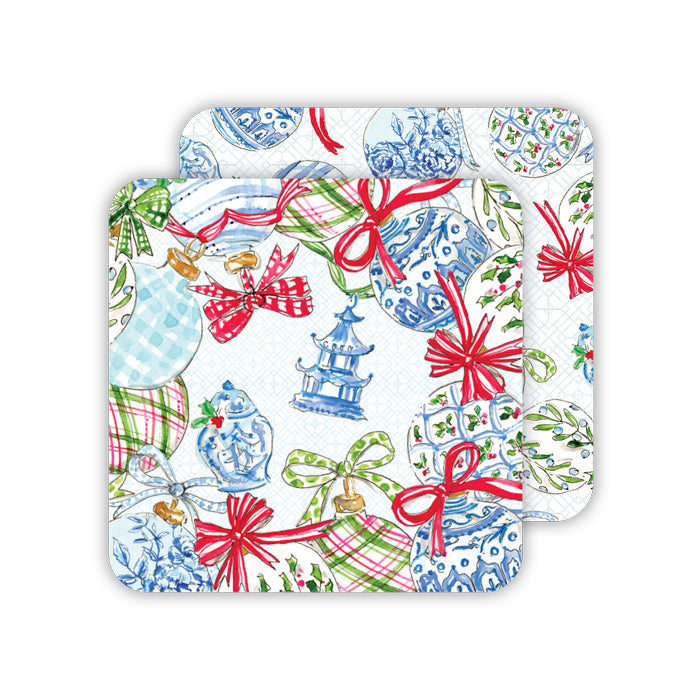 Chinoiserie Ornaments Paper Coasters