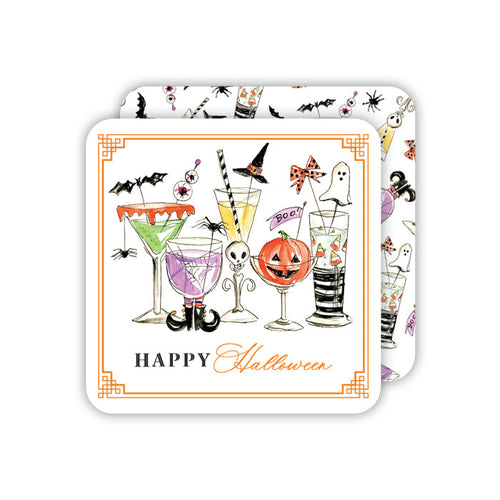Halloween Dogs Paper Coasters