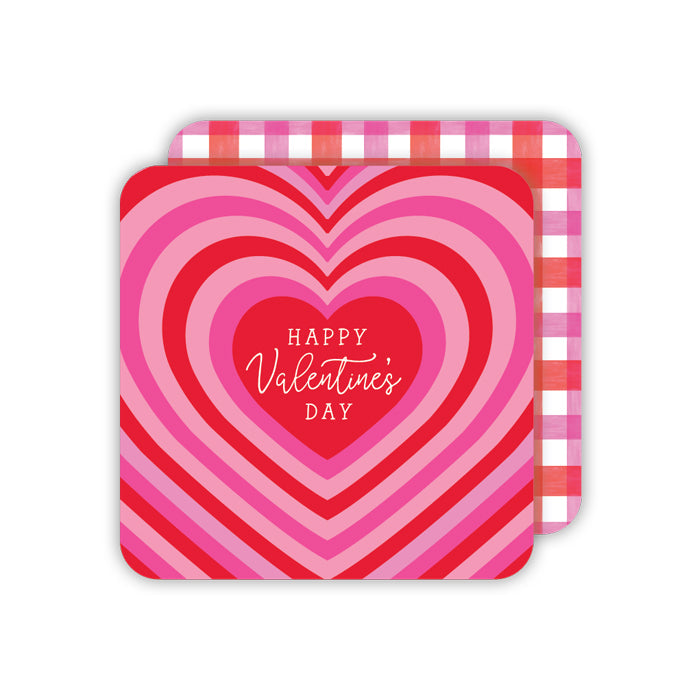 Heart Rings Paper Coasters