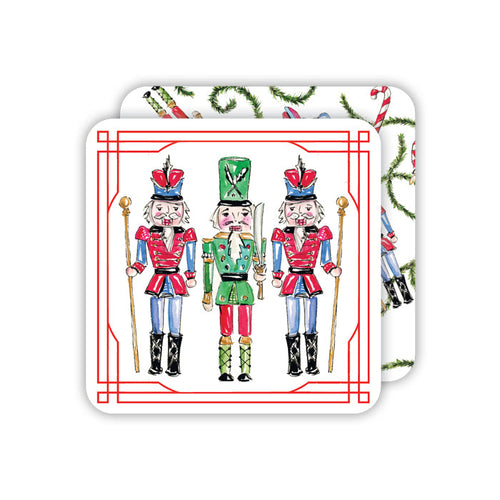 Traditional Nutcrackers Paper Coasters