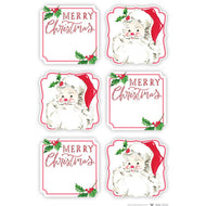 Candy Canes and Santa Die-Cut Sticker Sheet