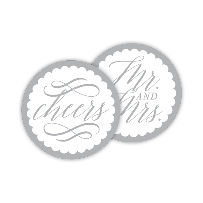Cheers-Mr and Mrs Gray Paper Coasters