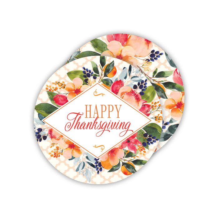 Happy Thanksgiving Paper Coasters