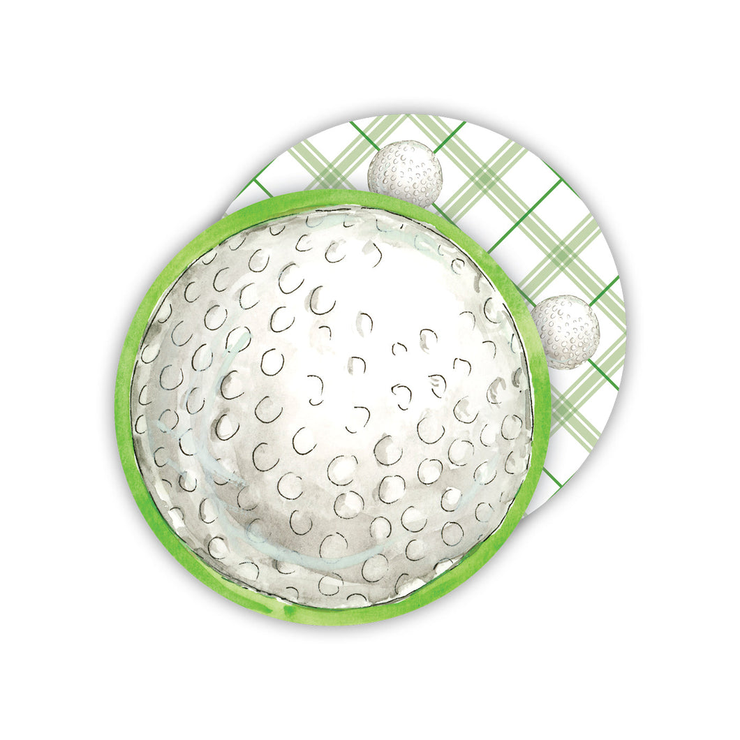 Golf Ball Paper Coasters
