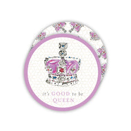 QEII It's Good to be Queen Paper Coasters
