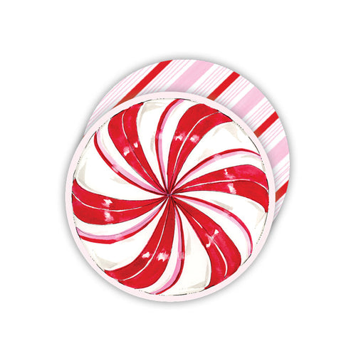 Peppermint Paper Coasters