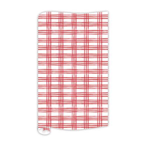 Red Plaid Pattern Wrapping Paper