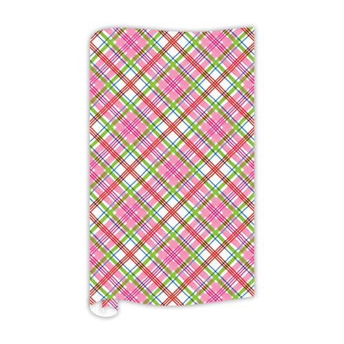Bright Plaid Pattern Wrapping Paper