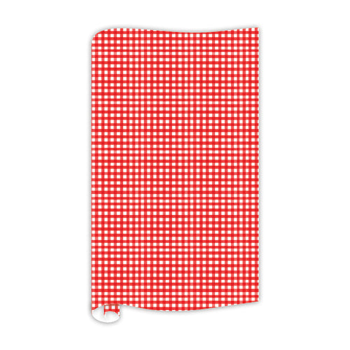 Red Gingham Wrapping Paper