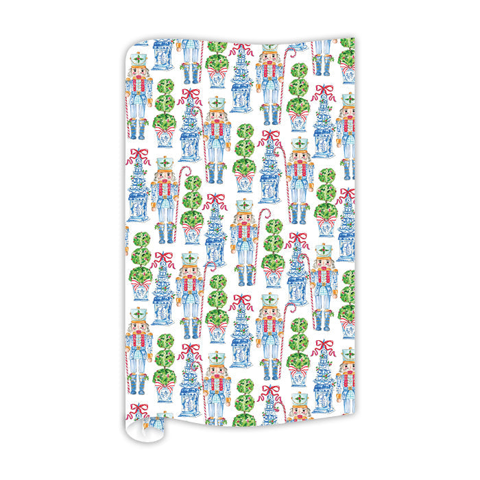 Chinoiserie Nutcrackers Pattern Wrapping Paper