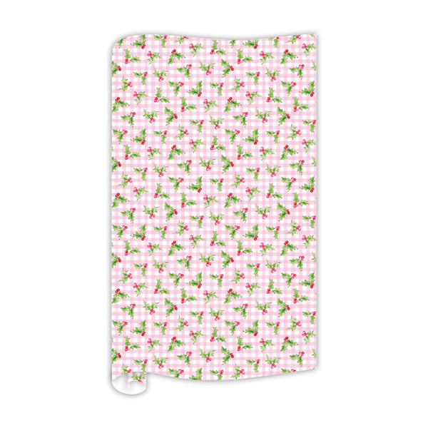 Watercolor Buffalo Check Hot Pink Wrapping Paper – RosanneBECK Collections
