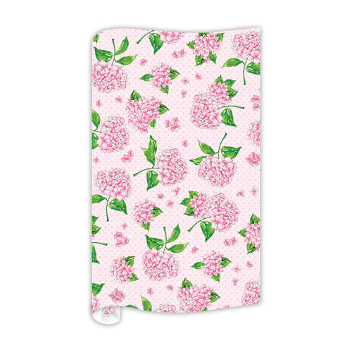 Pink Hydrangea Gift Wrap