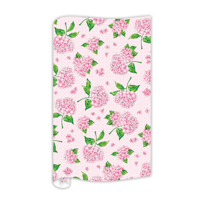 Pink Hydrangea Gift Wrap