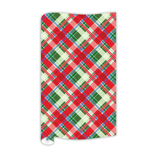 Traditional Plaid Gift Wrap