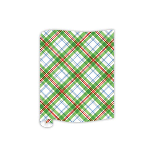 Red and Green Christmas Plaid Table Runner
