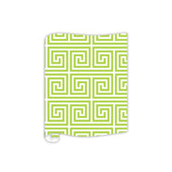 Greek Key Lime Table Runner