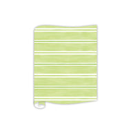 Watercolor Stripes Celadon Table Runner
