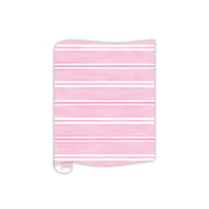 Watercolor Stripes Pink Table Runner