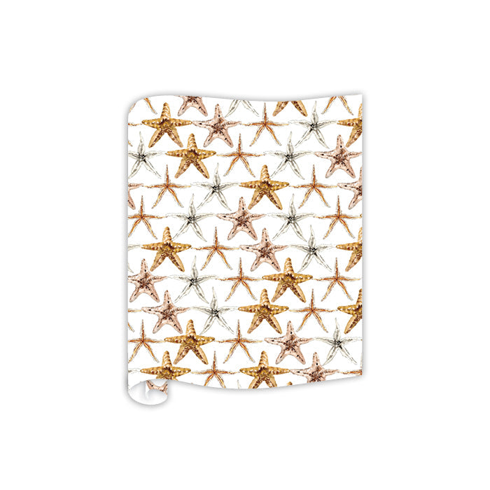 Coastal Starfish Pattern Table Runner