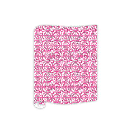 Pink Chippendale Table Runner