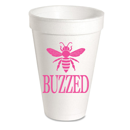 Buzzed Styrofoam Cup