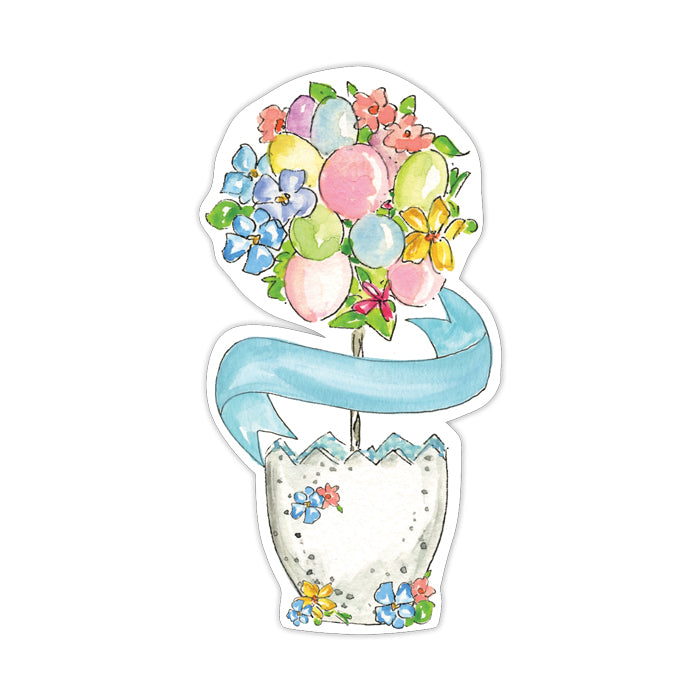 Easter Egg Topiary Die-Cut Accent
