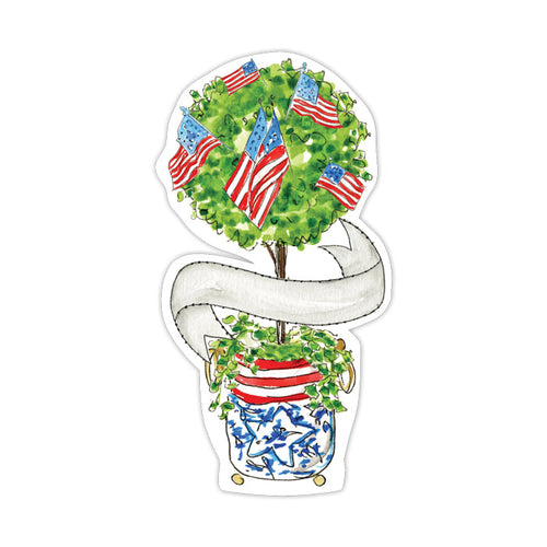 Patriotic Topiary Die-Cut Accents