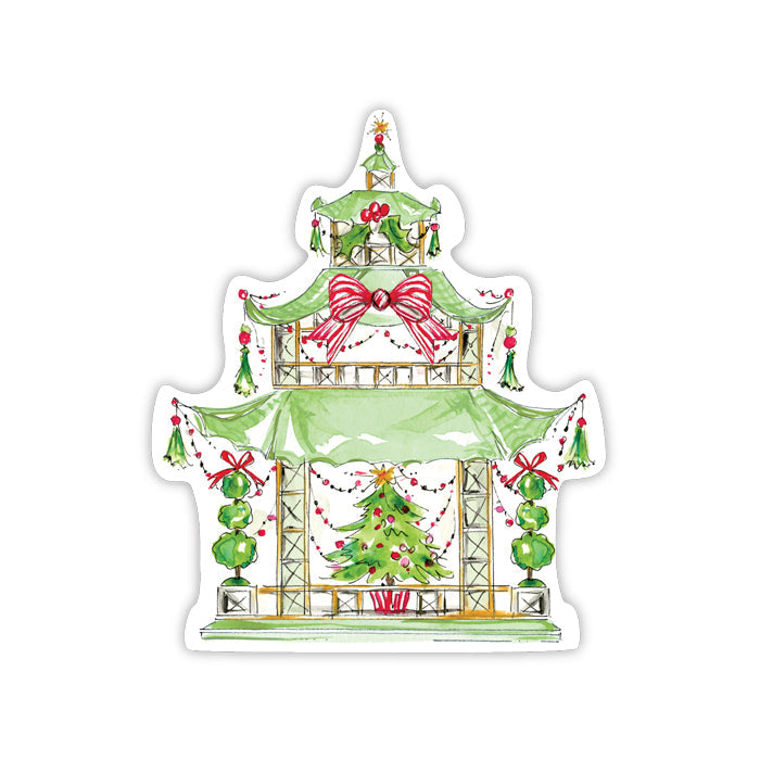 Holiday Pagoda Die-Cut Accents