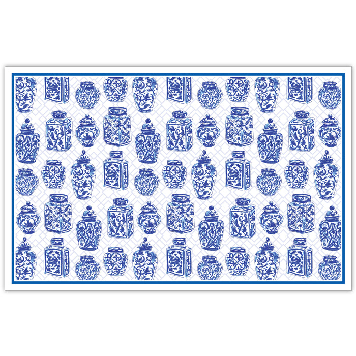 Blue Urns Placemats