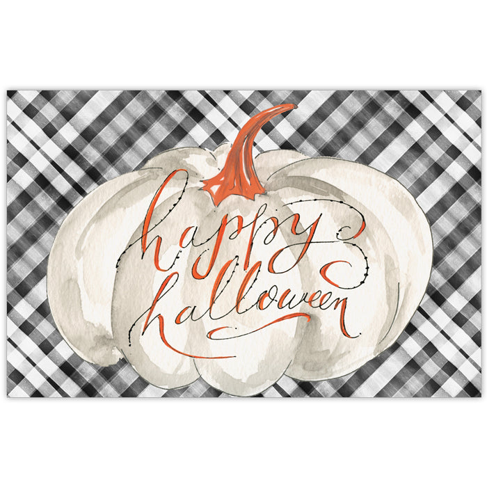 Happy Halloween White Gourd Placemats