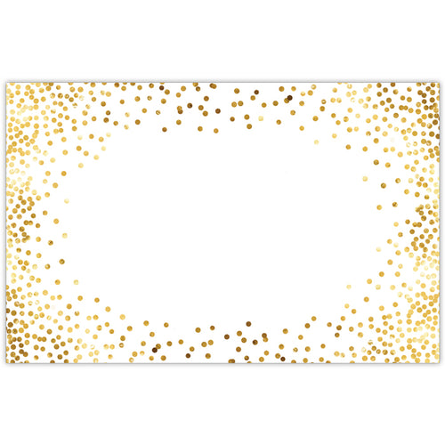 Gold Confetti Dots Placemat – RosanneBECK Collections