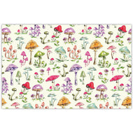 Handpainted Mushroom Assortment Placemats