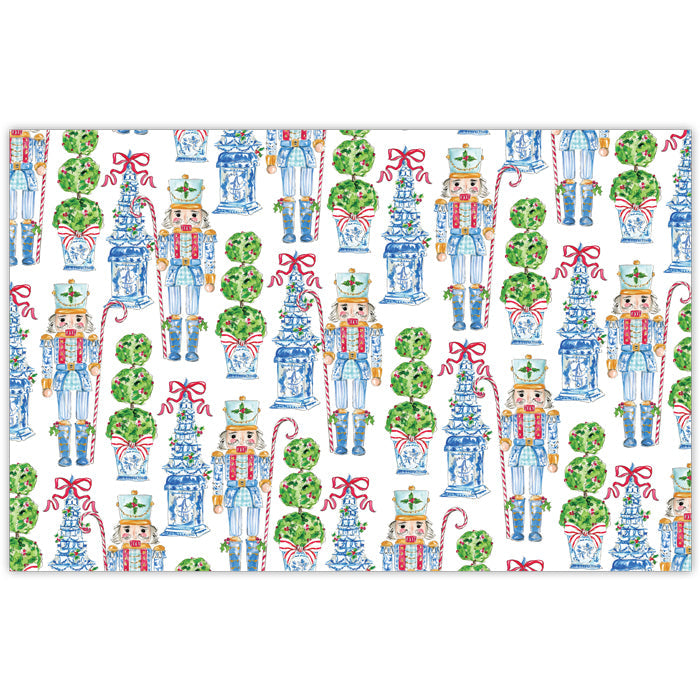 Chinoiserie Nutcracker Pattern Placemats