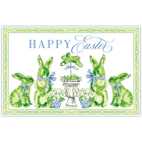 Boxwood Bunnies Placemats