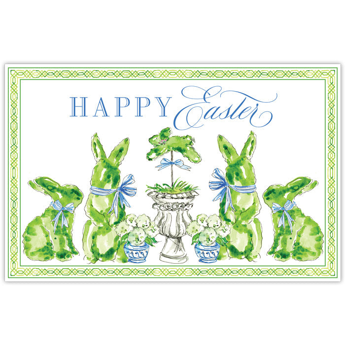 Boxwood Bunnies Placemats