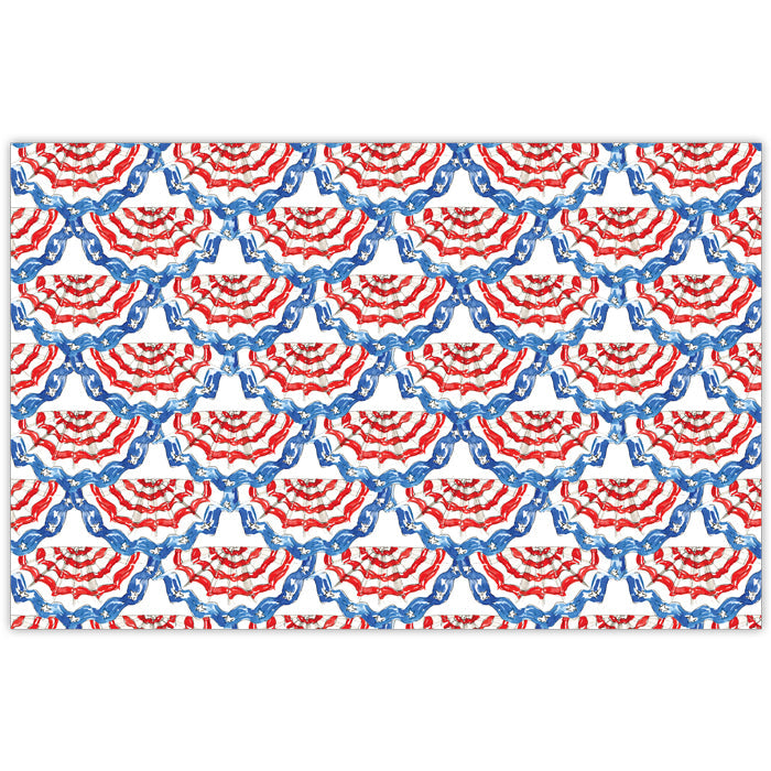 Red White & Blue Bunting Placemats