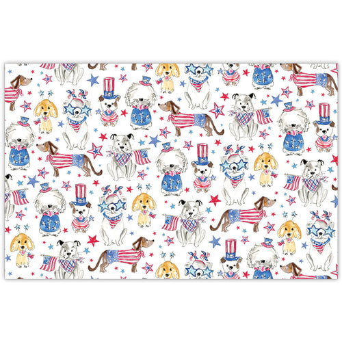 Patriotic Dogs Placemats